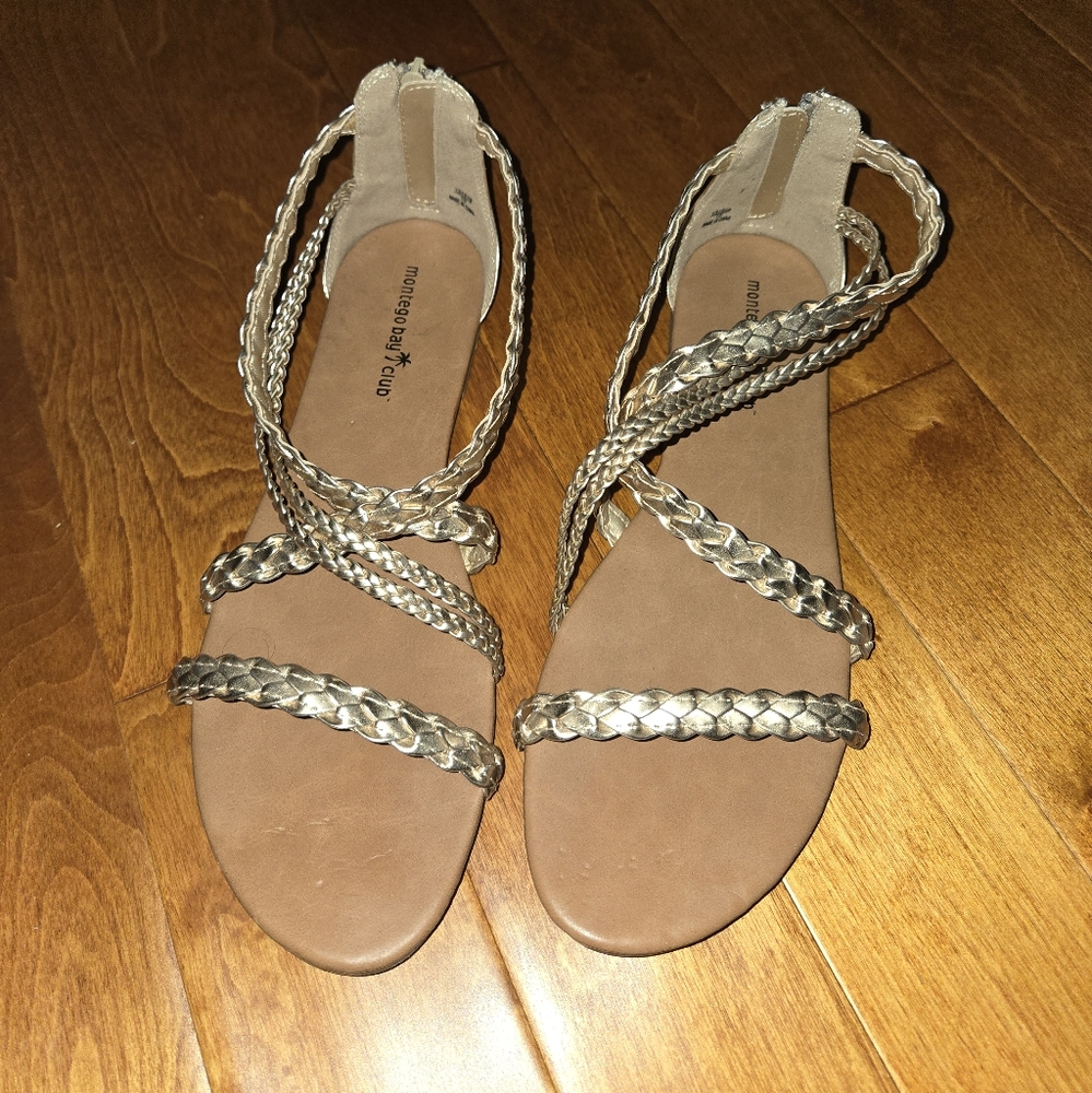 Gold Gladiator Sandal